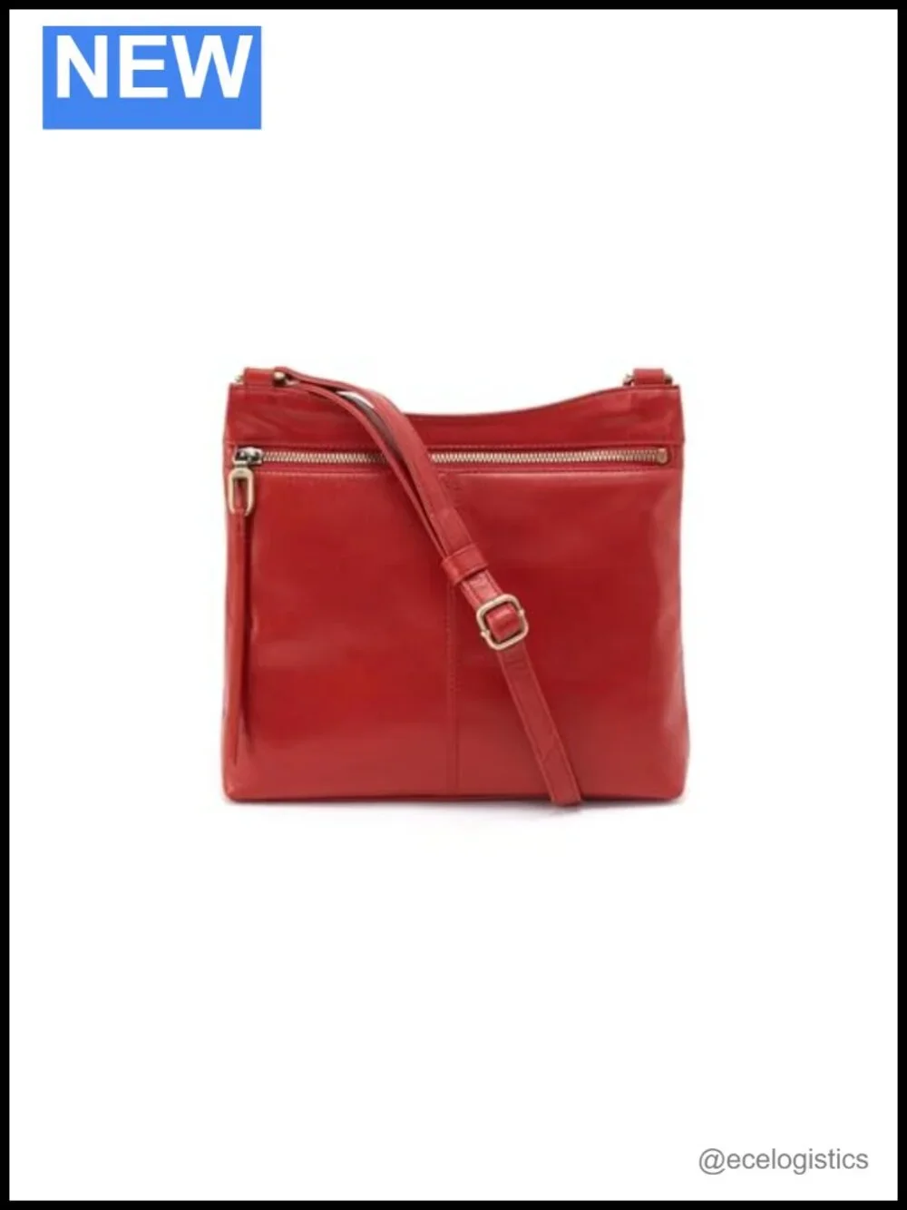 Genuine Leather Hobo Bag - Crossbody with Phone Pocket